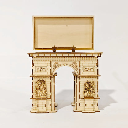 DIY 3D Wooden Puzzle Model - Arc De Triomphe - Perfect Gift for Model Enthusiasts, Birthdays, Christmas, and Holiday Celebration