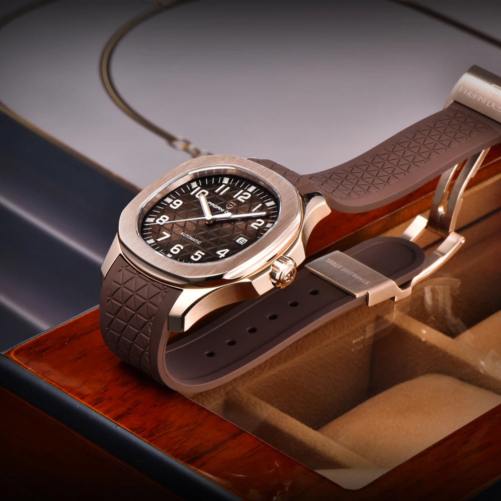2026 New PAGANI DESIGN Gold Luxury Men's Watches Mechanical Automatic Watch Men AR Sapphire Waterproof Luminous Man Gift Clock