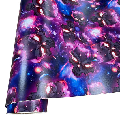 Premium Graffiti Skull Sticker Vinyl Wrap Film Roll Self Adhesive Decal Car Wrapping Foil with Air Release Bubble