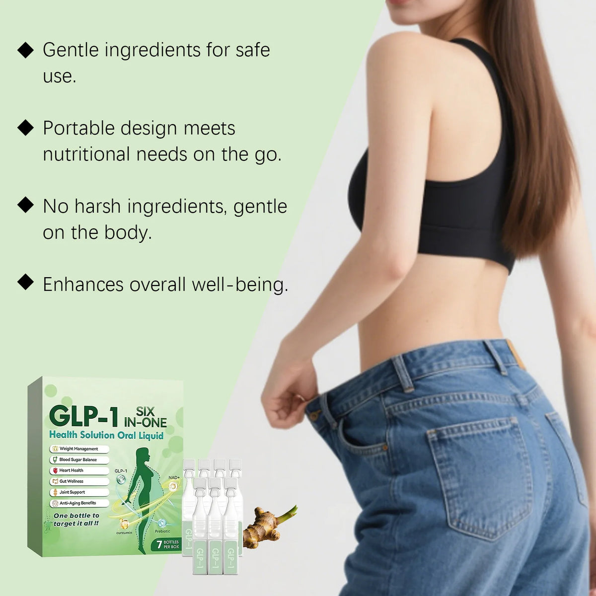 GLP-1 Powerful Weight Loss Drops Promote Digestion Boost Immunity Fast Results Shaping Supplement Nutrition Fat Burning Drops