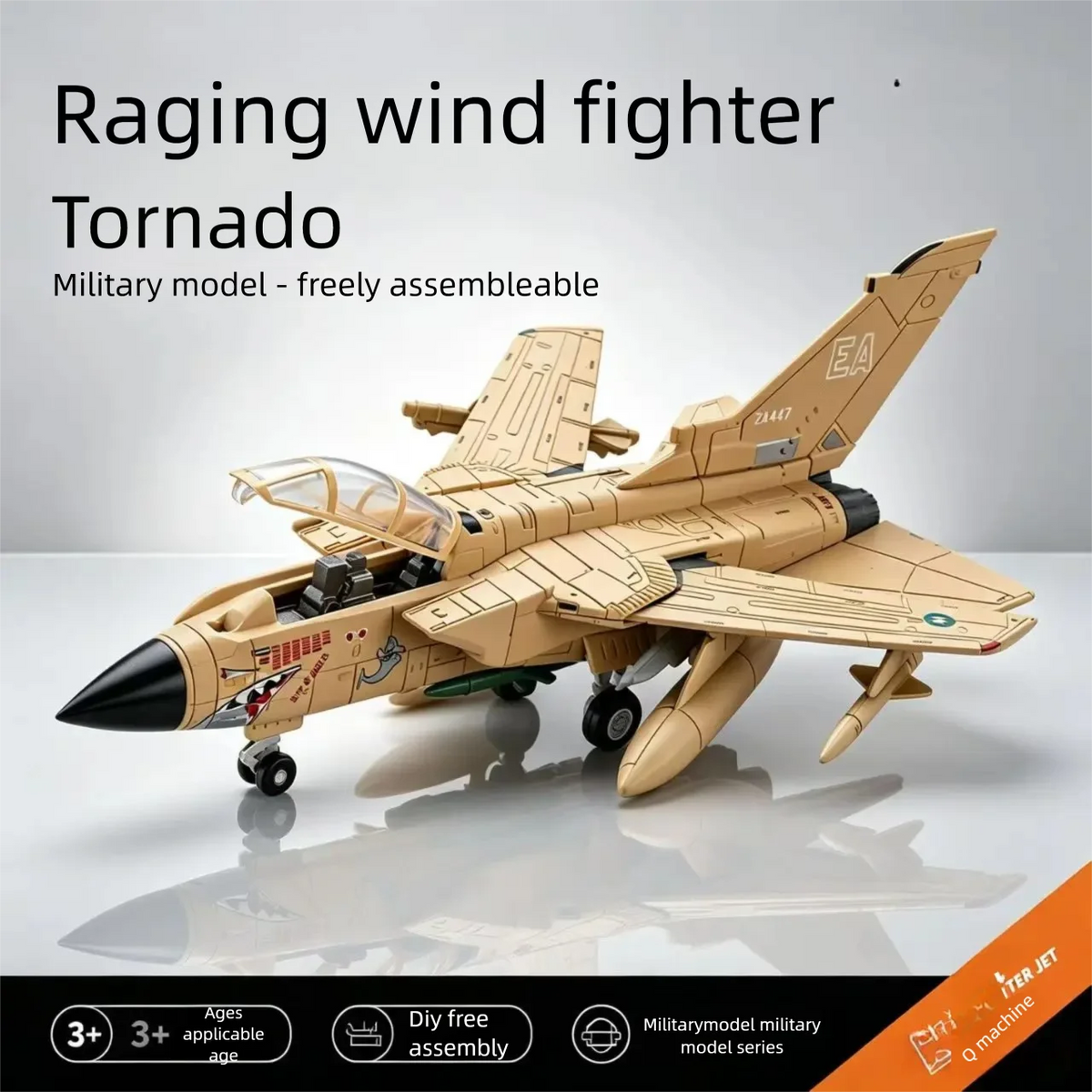 1:72Scale Tornado Multi-Role Fighter Aircraft Plastic Military Series Model Airplanes DIY Assembly Model Kit For Gift Collection