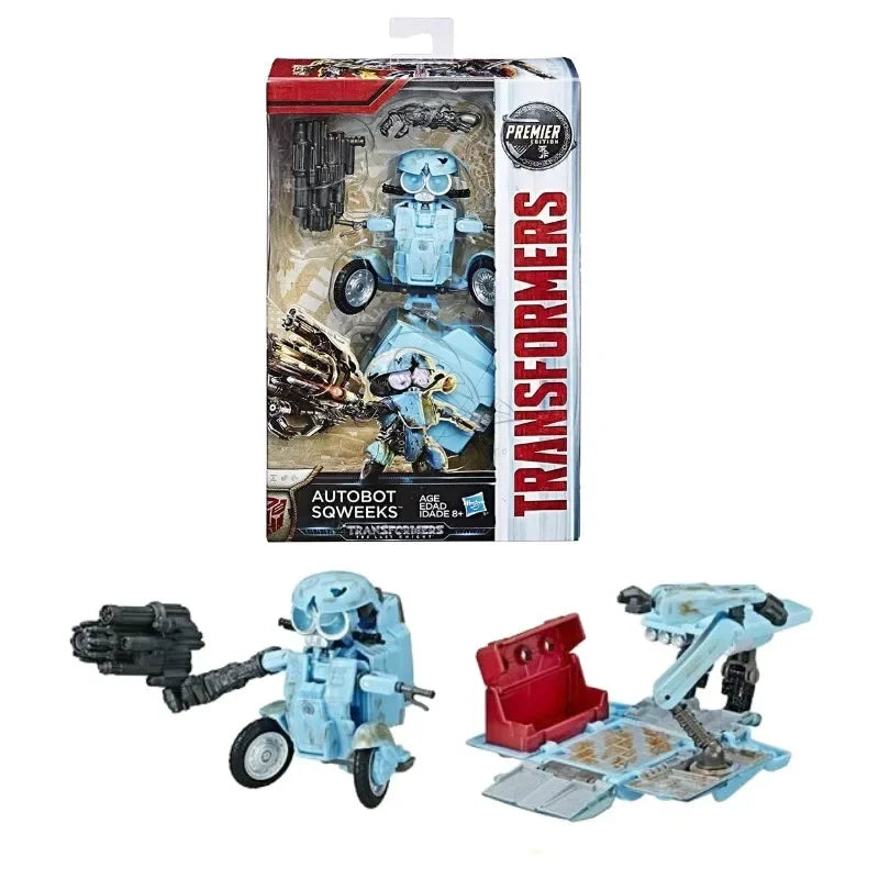 In Stock Hasbro Transformers Toys Transformers: The Last Knight TLK Class D Sqweeks Model Robot Collection Action Figure