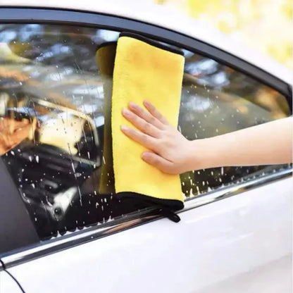 Double Sides Car Microfiber Cloths Super Absorbent Washing Drying Cleaning Towels Auto Detailing Towel Rags Clean Tool