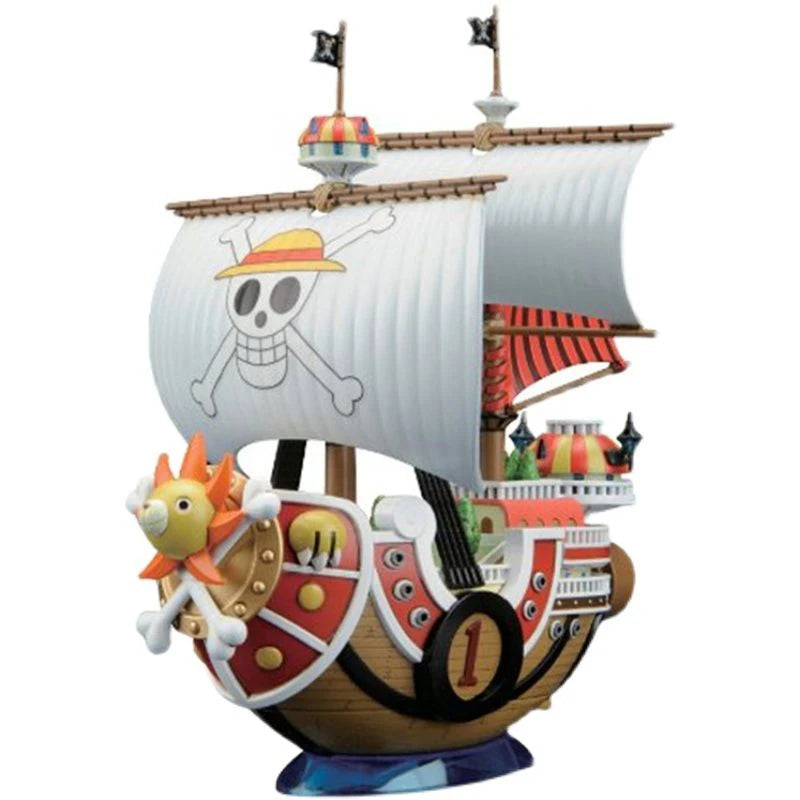 One Piece Thousand Sunny Ship Assembly Model Anime Pirate Ship Collectible Building Decoration Figure Cartoon Toys Gift for Fans