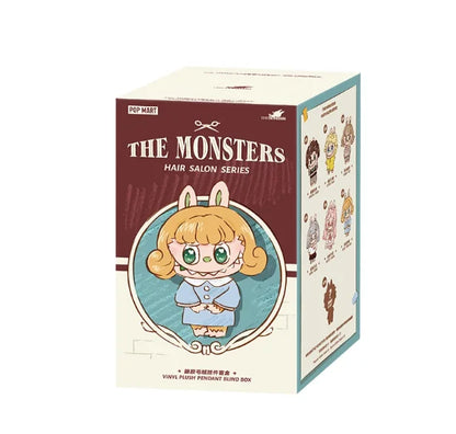 Genuine POP MART LABUBU THE MONSTERS Hair Salon Series Vinyl Plush Bind Box Pendant Ornament Collection Cute Toys Gift