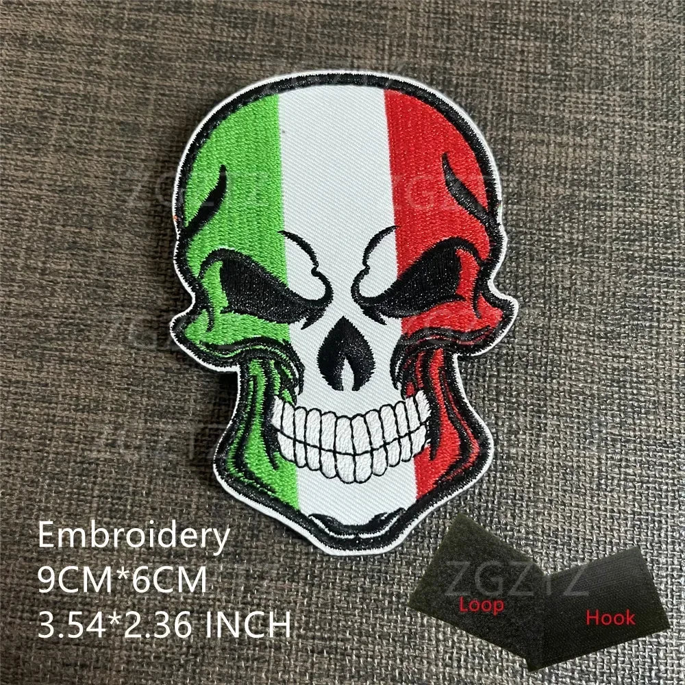 Italy Infrared IR Reflective Patch Italian Italia Sicily Sardinia Sicilia Flag Applique Badge Tactical Armband ITA GIS