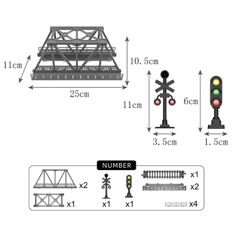 Vintage Steam Train Track Accessories Simulation Electric Train Model Retro Track Train Boy Toys Gift For Kids