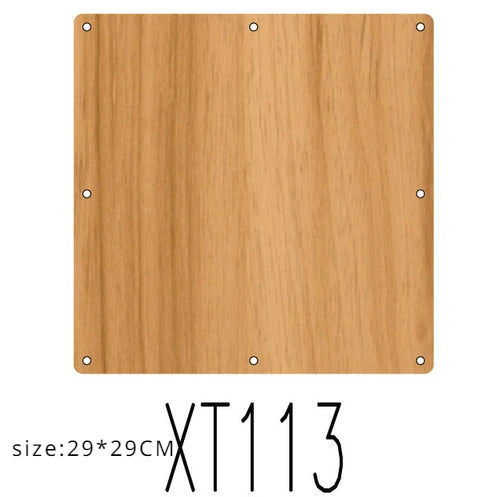 10pcs Room Hanging Screen Partition Guest Room Divider Panel wooden color Living Room Office Simple Chinese Hollowing Screen