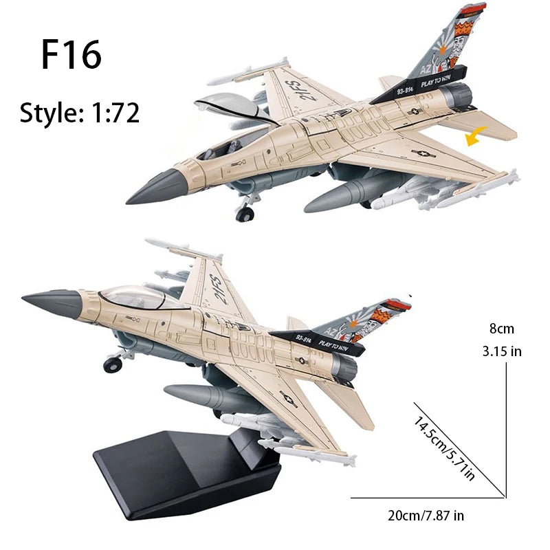 DIY Assembled Building Block Military Model Toys F14 Tomcat Su35s F-22 Stealth Fighter B2 Aircraft Multi-Purpose Fighter for Gif