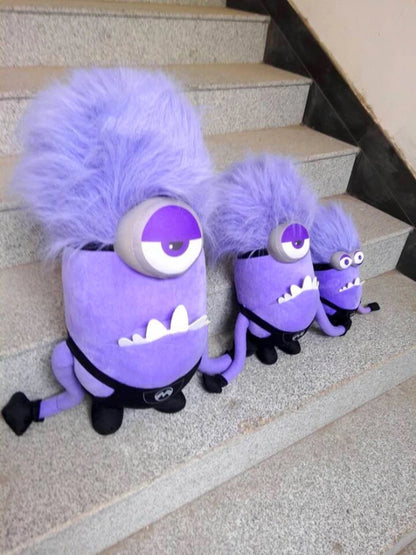 Despicable Me Movie Peripheral Little Yellow Man Plush Doll Fun Cute Anime Purple Minions Stuffed Toys Xmas Gifts for Kids