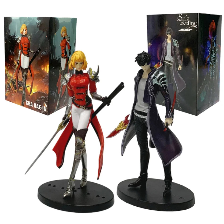 17-28cm In Stock Upgrade(Anime Version) Cha Hae-in Action Figure PVC Collect Model Figure Display Anime Merchandis