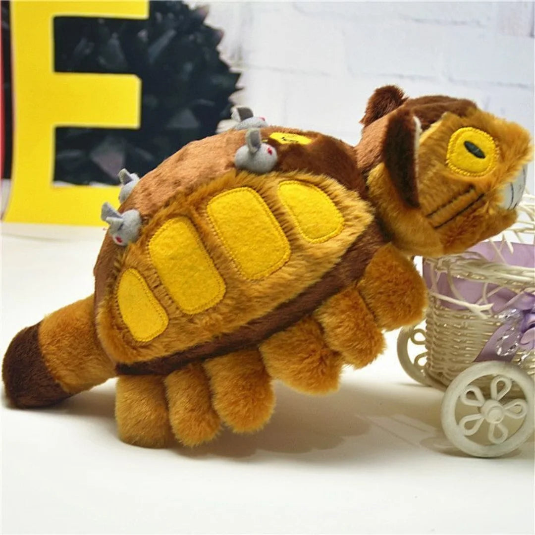 Hot 30-40cm Animation Bus Totoro Anime Peripheral Doll Soft Plush Animal Toys Stuffed Totoro Bus Kids Xmas Birthday Gift