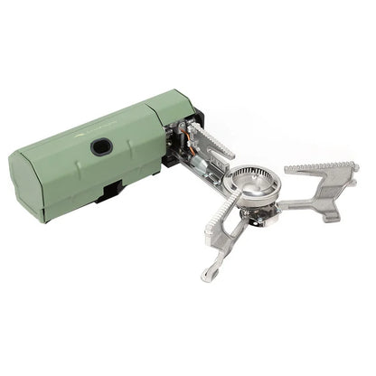Portable Windproof Cassette Stove, High Power Outdoor Gas Burner for Camping Picnic BBQ Home Kitchen Cooking