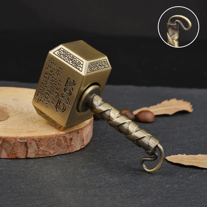 Wiitin Thors Battle Hammer Fidget Hand Spinner Made By Metal The Mighty Mjolnir Keychain Toy Stress Relief Toys For Kids Gift