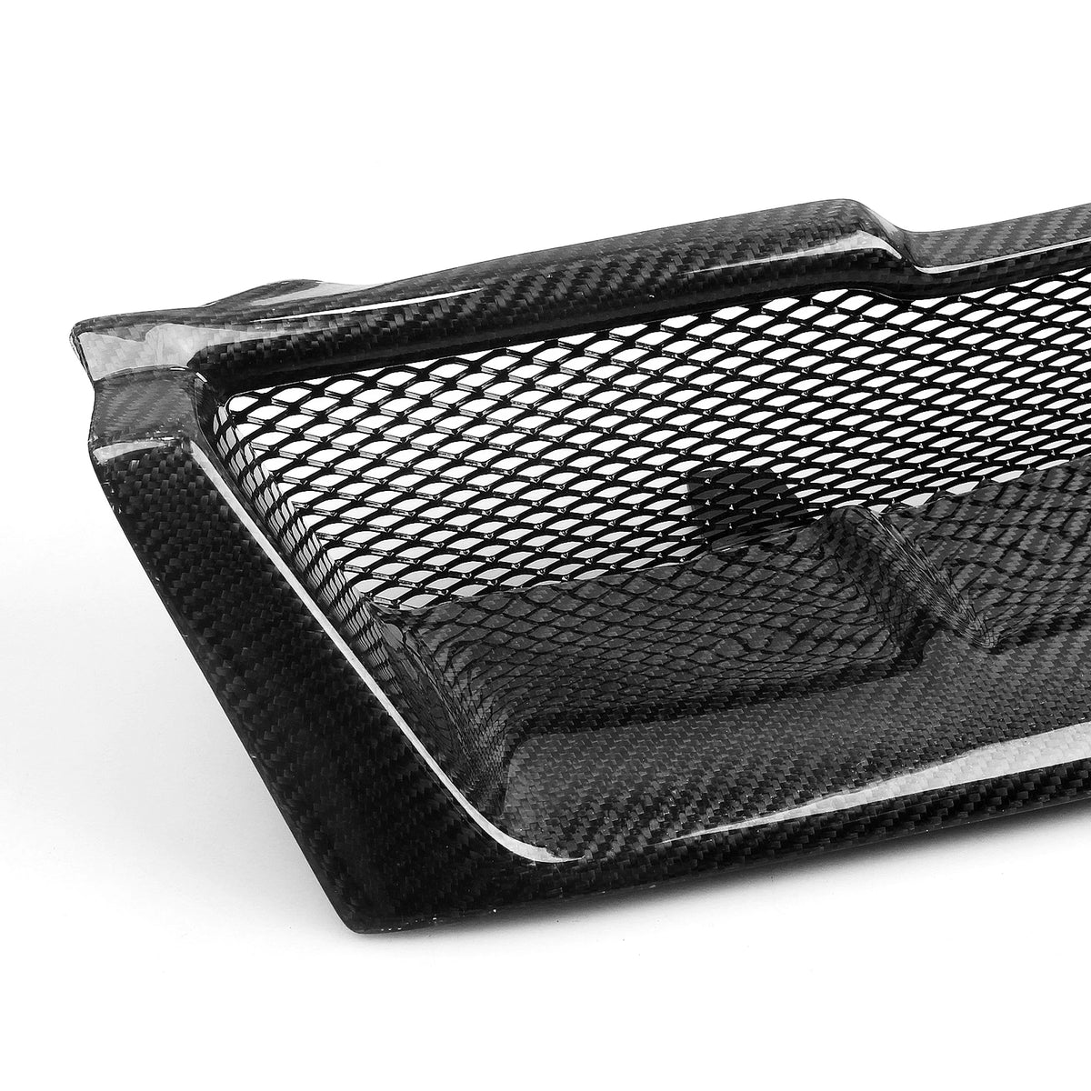Front Grille Racing Grill For Nissan R33 GTR 1993-1998 Carbon Fiber/Fiberglass Honeycomb Style Car Upper Bumper Hood Mesh Grid