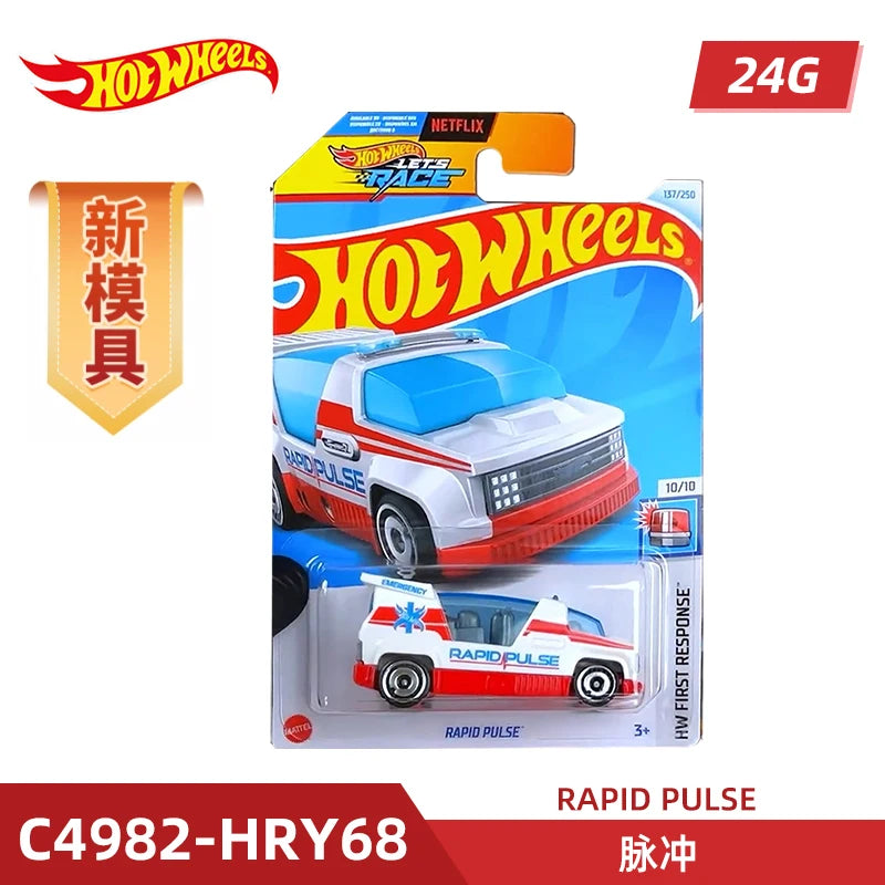 Original Mattel Hot Wheels Car Toys 1/64 Diecast C4982 2024G Volkswagen T2 Pickup Hirohata Merc Vehicle Model Toy for Boys Gift