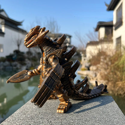 2022 New Anime Ultraman Monster Godzilla large Giga Khimaira Soft Glue DX King Galactron Action Figure Toy  Gifts