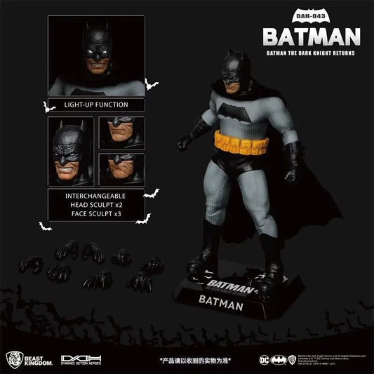 Genuine Beast Kingdom Dc Batman：The Dark Knight Returns Anime Action Figure Toy Collect Models Gifts