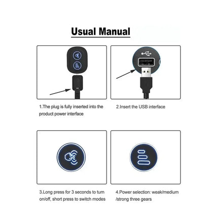 NEW Car Neck Cushion Lumbar Support Electric Men Massage Neck Car Neck Pillow Outdoor Car Accessories Home Car Massage Seat