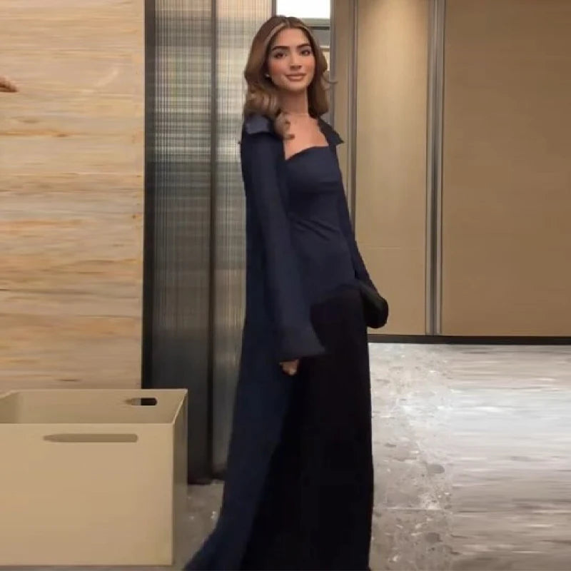 Retro Elegant Gown Modest Satin Sexy Trendy Women Maxi Dress Holiday Party Stylish Chic Minimalist Ladies Evening Outfit