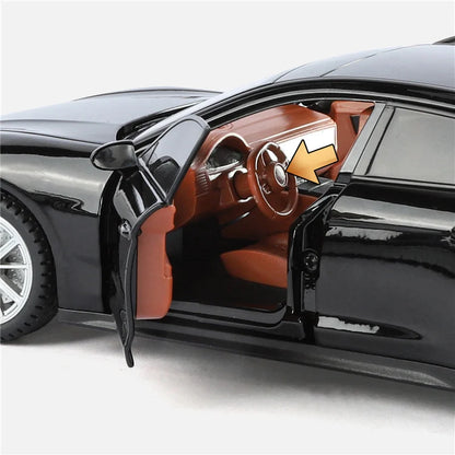 1:24 Porsche Panamera 2025 Coupe Alloy Sports Car Model Diecast Metal Vehicle Car Model Sound and Light Simulation Kids Toy Gift