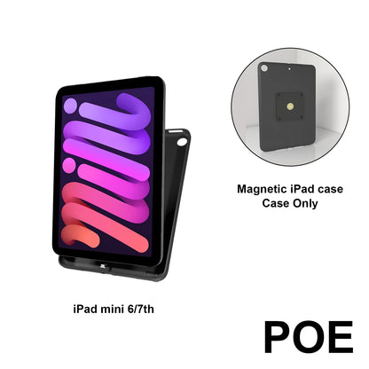 Zilvex POE Magnetic Wall Mount Charger for iPad Pro/Air/Mini 8.3-11-13in Base + Case Kit Smart Home Tablet stand POE Powered