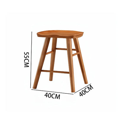 Nordic Bar Chair, Bar Stool, Solid Wood Home Chair, High Stool, Mobile Phone Store Stool, Modern Minimalist Bar Chair, Bar Stool
