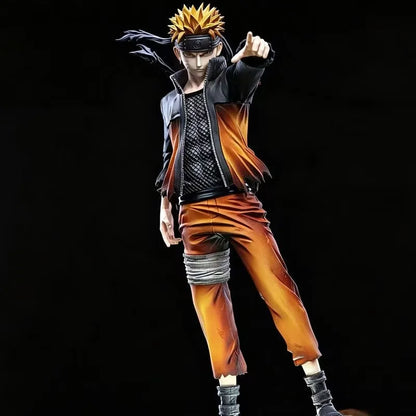 HY Statue Anime Naruto Uzumaki Figure Uzumaki Naruto 30cm/11.81inch Pvc Action Figures Collection Model Toys Gifts