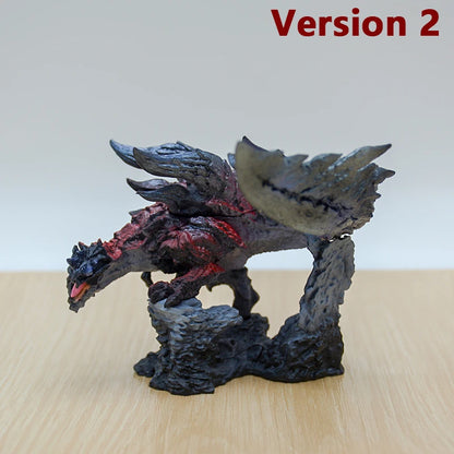 22cm Monster Hunter World Kirin Anime Figure Capcom Builder Creator's Model Glavenus/Dinovaldo/Velkhana Action Figure Doll Toys