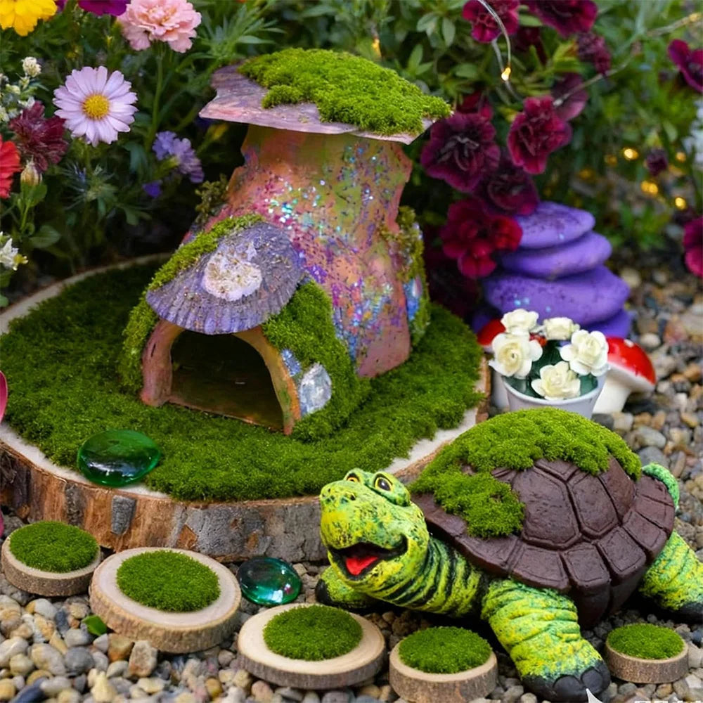 500/30G Artificial Green Plants Eternal Life Moss Mini Landscape Fake Grass DIY Crafts Grass Garden Home Room Potting Decoration