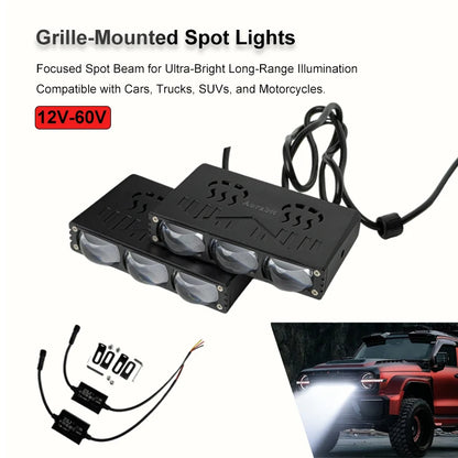 LED Light Bar Super Bright Spot Flood Fog Driving Light 12V 60V for Car Grille Motorcycle Auxiliary Off Road Truck Boat 4x4