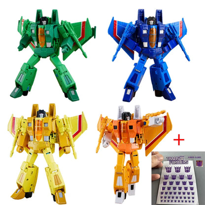 New Anime SS86 G1 Thundercracker Figure KO Transformation Starscream Skywarp Action Figures Collection Model Toy Gift For Fans