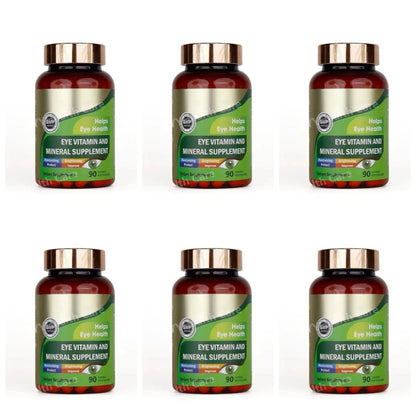 Lutein Eye Vitamins Capsules with Zeaxanthin Zinc Daily Eye Nutrition Supplement Eye Health Support for Adults 90 Count Bottle