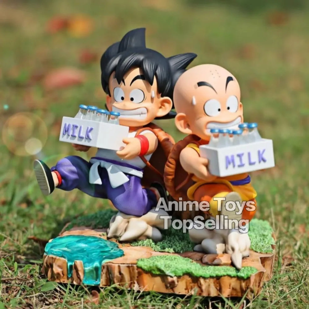 15cm Anime Dragon Ball Figure Goku and Krillin Action Figures Pvc Statue Collection Model Toys Gifts