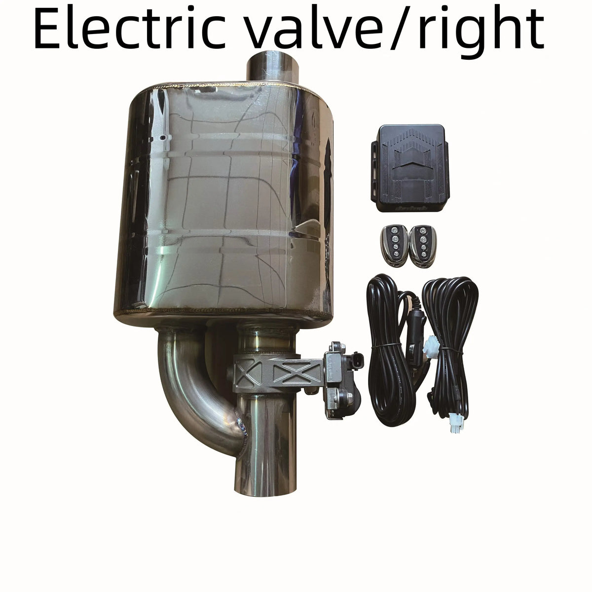 Remote Control Device for Tail Section Variable Sound Exhaust Cut-Off Valve of Automobile Universal Exhaust Valve 51 63 76mm