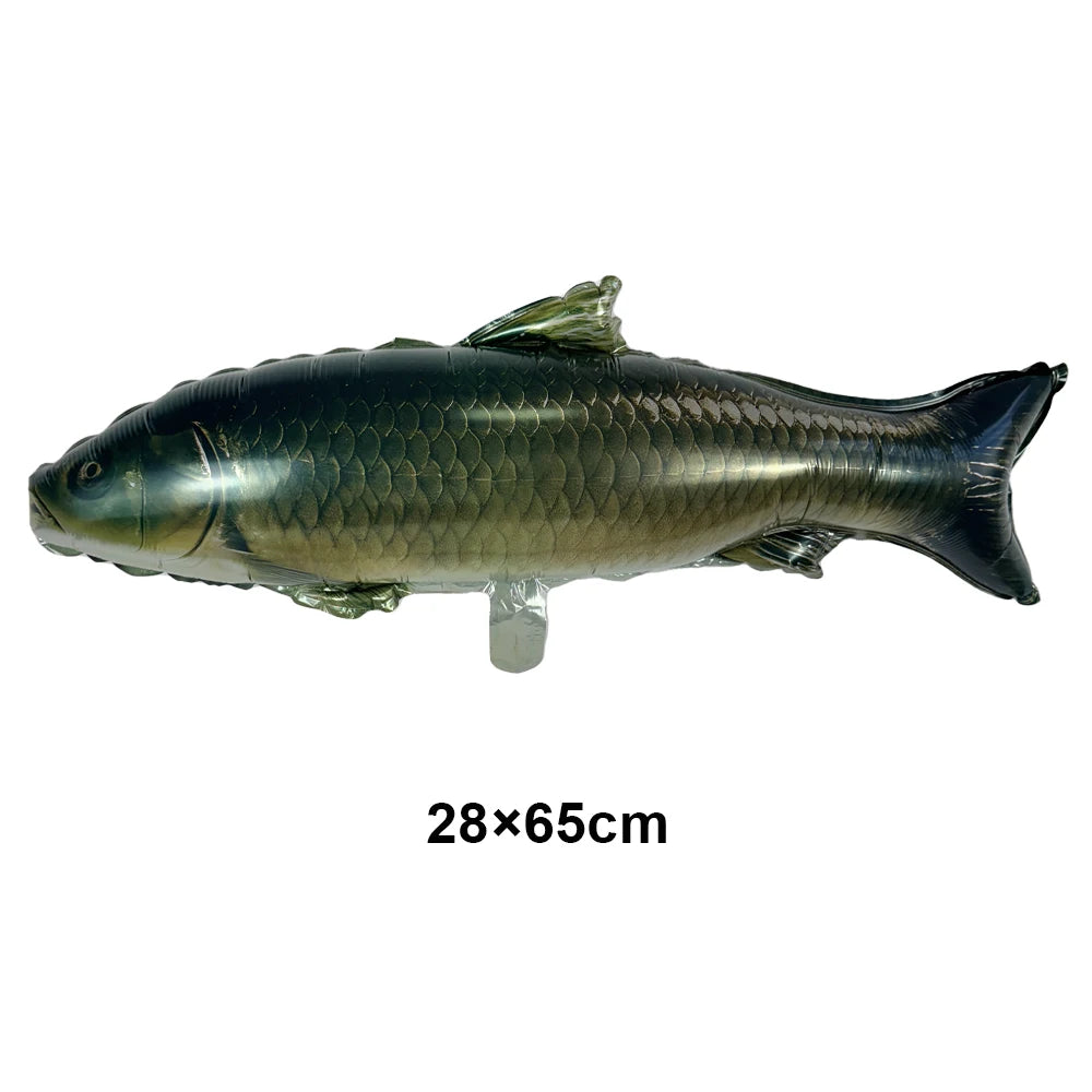 Fish Balloons Realistic Balloons Fishing Birthday Party Decor Cute Inflatable Fish Balloons for Fishing Theme Party Decorations