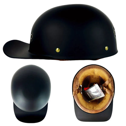 Summer Motorcycle Casque DS Baseball Cap Helmet Retro Helmets Vintage Open Face Scooter Cruiser Chopper Gangster