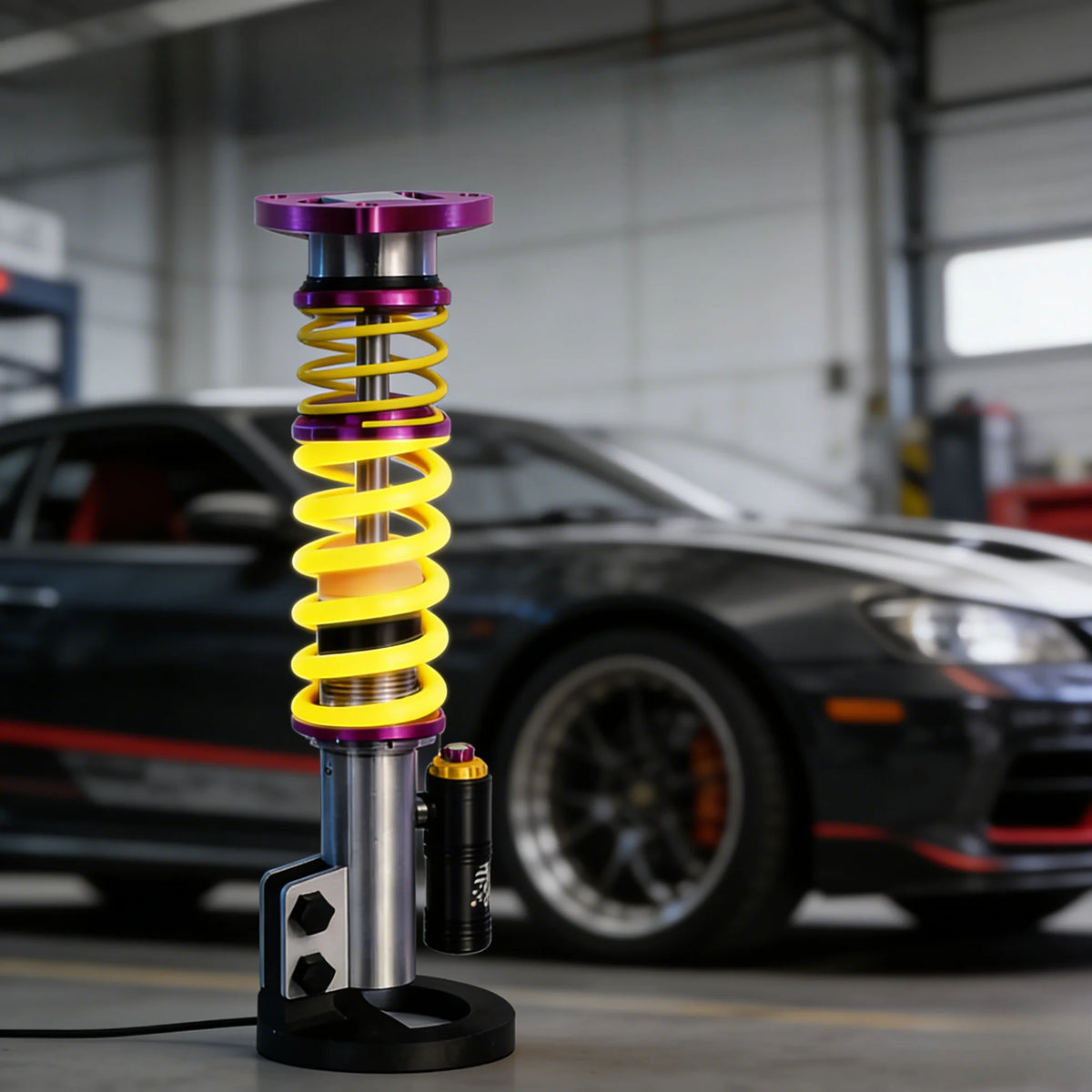 Modified Coilovers Spring Shock Lamp, Industrial KW Suspension Light, Gaming Room Cool Atmosphere Lamp, Boy Gift