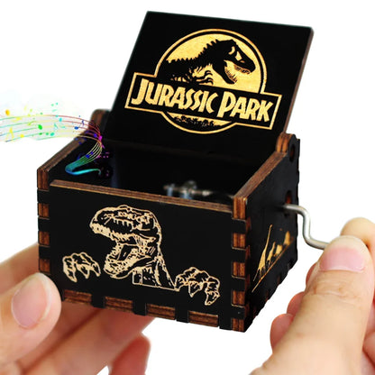 Wooden Anime Figure Music Box Pirates of the Carib Davy Jones Jack Sparrow Creative Birthday Christmas Day Gift