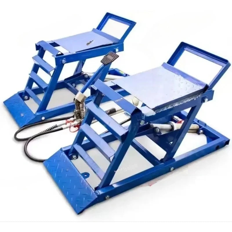 Automobile mobile scissor lift Small scissor pneumatic lift Platform Auto repair Hydraulic for vehicles