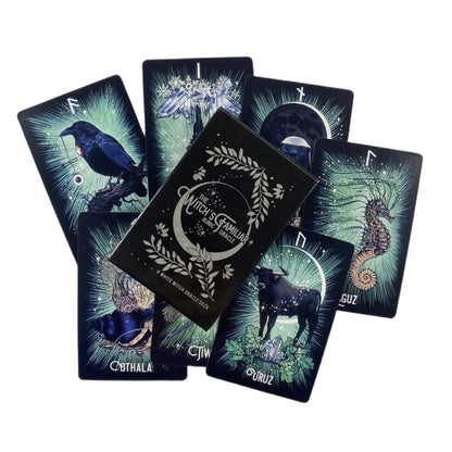 Old Style Lenormand Fortune-Telling Oracle Cards Tarot Divination Deck English Vision Edition Board Playing Game For Party