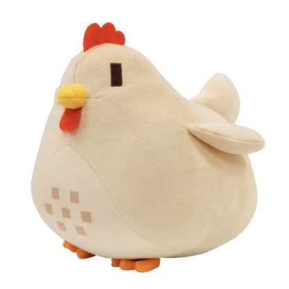 20cm Soft Chicken Plush Toy Cartoon Chicken Game Toy Soft Animal Chicken Pillow for Kids Accompany Toy Room Decor