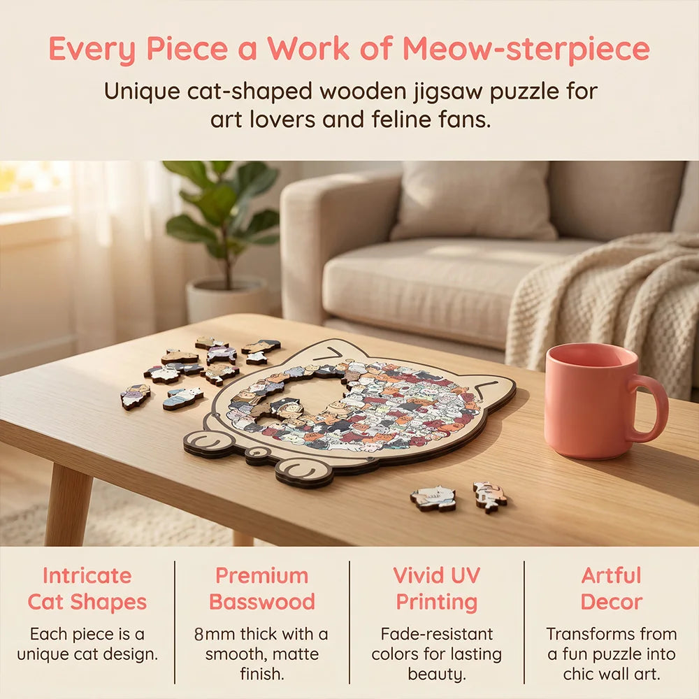 Animal Shape Wooden Jigsaw Puzzle With Stand Screwdriver Tools Adult Stress Relief Puzzle Home Desktop Decor Gift
