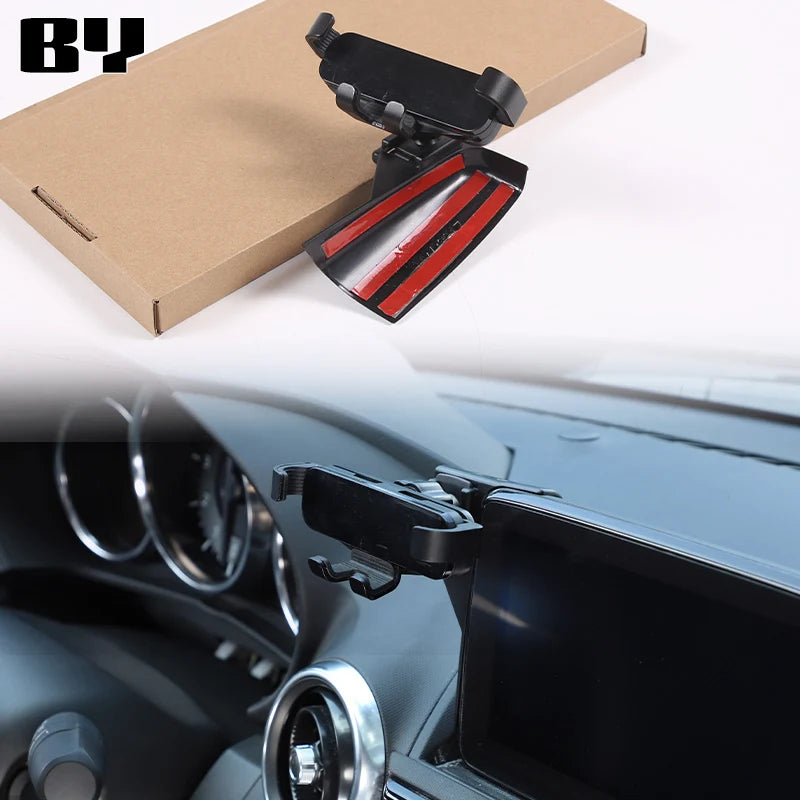 For Mazda MX5 MX-5 ND 2016-2024 ABS central control air outlet right mobile phone holder GPS navigation holder car accessories