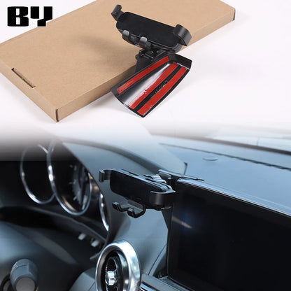 For Mazda MX5 MX-5 ND 2016-2024 ABS central control air outlet right mobile phone holder GPS navigation holder car accessories