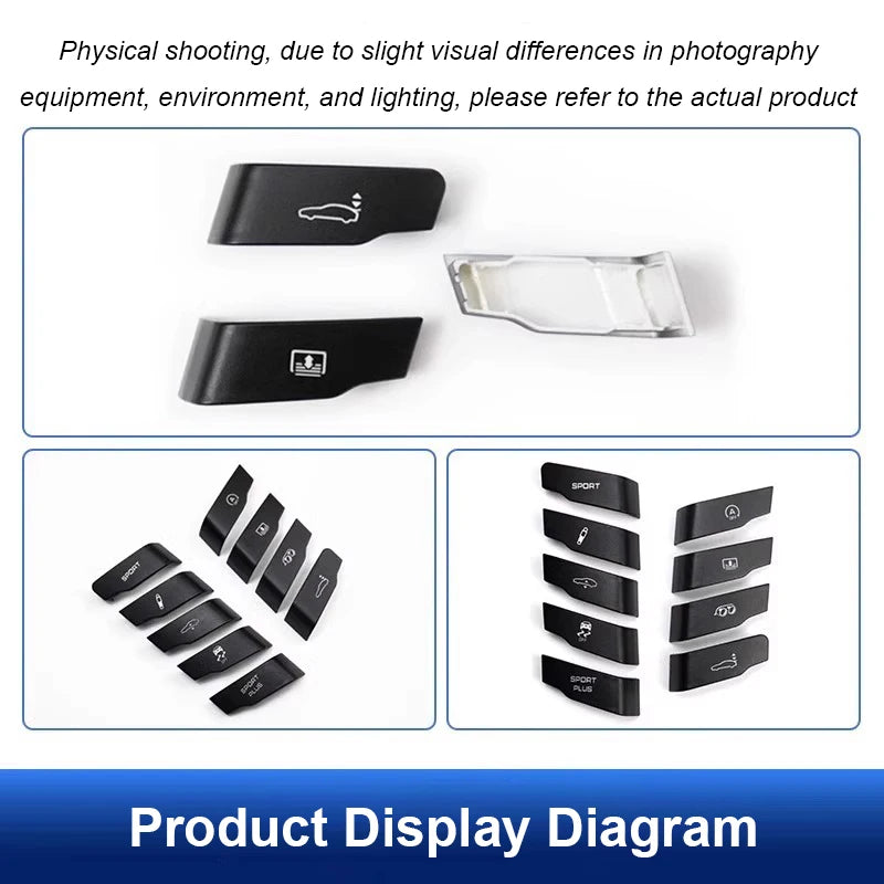 For Porsche Cayenne Macan Panamera Car Air Conditioner Panel Central Control Multifunctional Switch Button Interior Modification