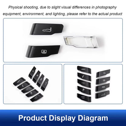 For Porsche Cayenne Macan Panamera Car Air Conditioner Panel Central Control Multifunctional Switch Button Interior Modification