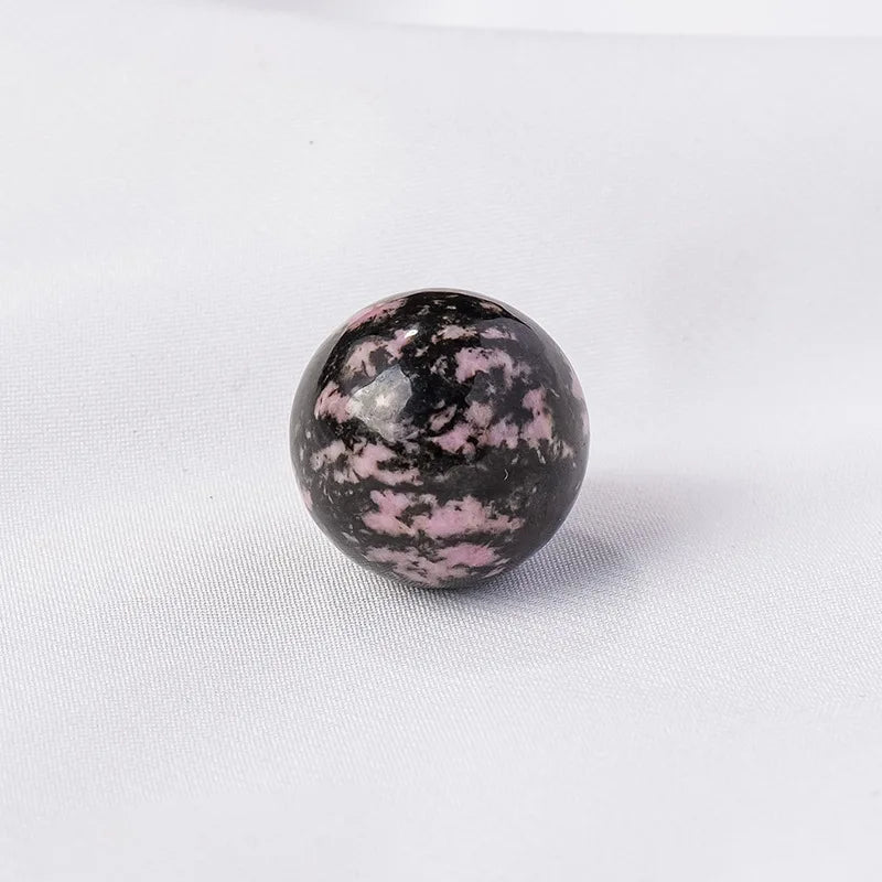 16mm Natural Crystal Ball No Hole Beads, Polished Agate Gemstone Sphere Bulk for DIY Jewelry Crafts Home Decor Gifts