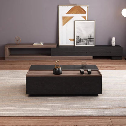 Wabi Sabi Storage Coffee Tables Multifunction Design Living Room Lift Top Coffee Tables With Drawers Trendy Meuble Furniture