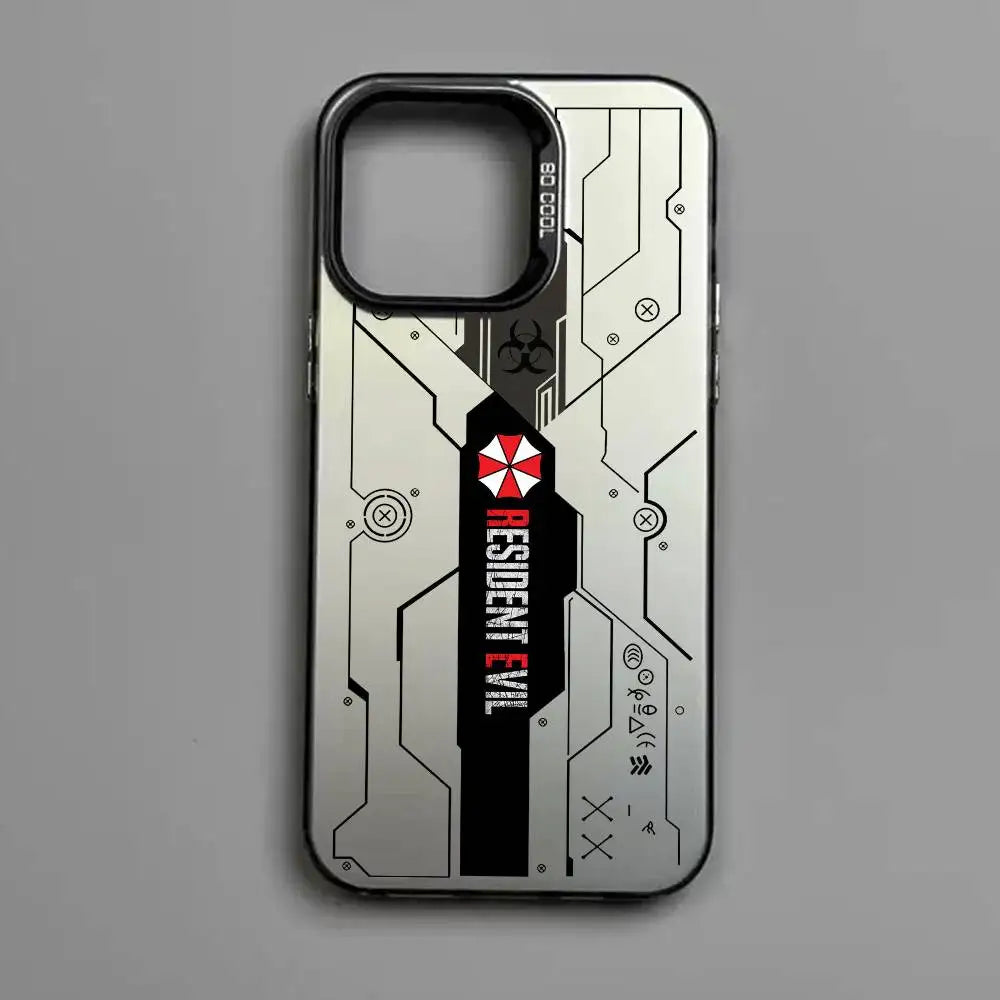 Game ResidentS EvilS Crisises Pattern Phone Case For iPhone 17 16 15 14 13 12 11 Pro MAX Matte Shockproof Back Anti Fall Cover